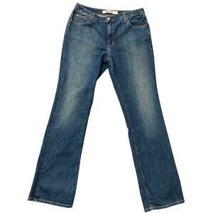 Vintage Y2K Gap Boot Cut Jeans Mid Rise Blue Medium Wash Stretch Denim 14L LONG